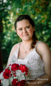 Patricia & Kyle at Canterbury Castle Lake Orion MI wedding photograph