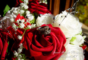 Patricia & Kyle at Canterbury Castle Lake Orion MI wedding photograph