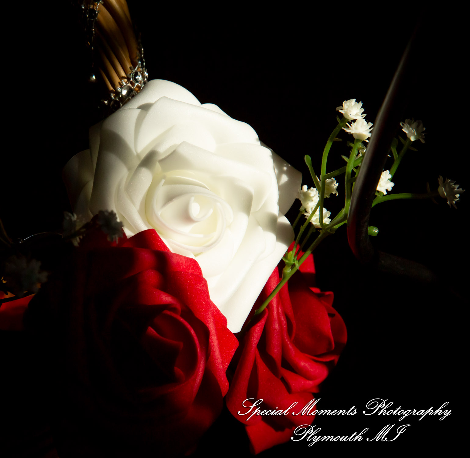 Patricia & Kyle at Canterbury Castle Lake Orion MI wedding photograph