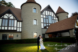 Patricia & Kyle at Canterbury Castle Lake Orion MI wedding photograph