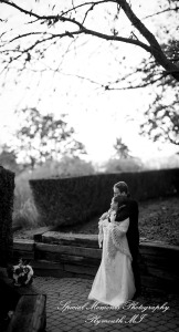 Patricia & Kyle at Canterbury Castle Lake Orion MI wedding photograph