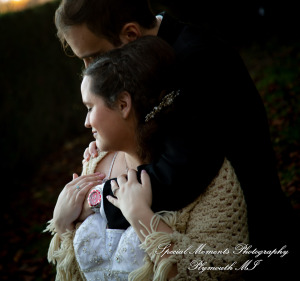 Patricia & Kyle at Canterbury Castle Lake Orion MI wedding photograph