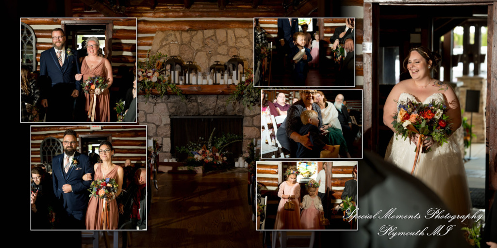 Matthew & Jordan Fox Hills Golf & Banquet Center Plymouth MI wedding album photograph