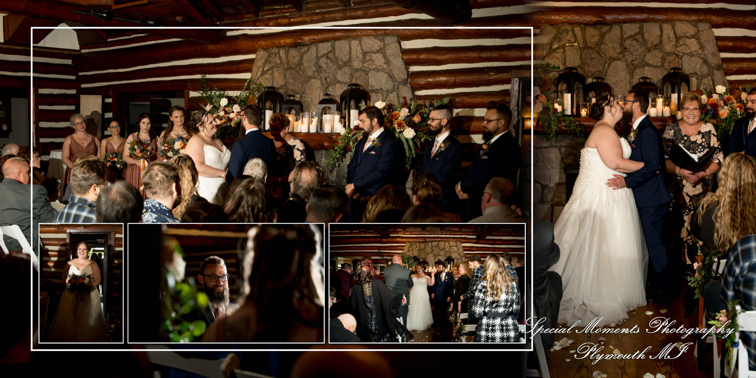 Matthew & Jordan Fox Hills Golf & Banquet Center Plymouth MI wedding album photograph