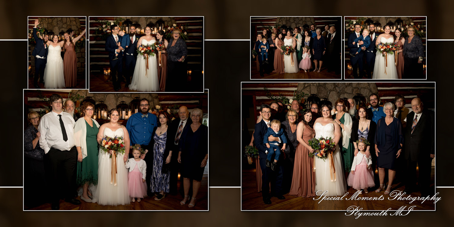 Matthew & Jordan Fox Hills Golf & Banquet Center Plymouth MI wedding album photograph