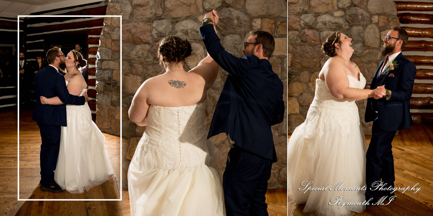 Matthew & Jordan Fox Hills Golf & Banquet Center Plymouth MI wedding album photograph