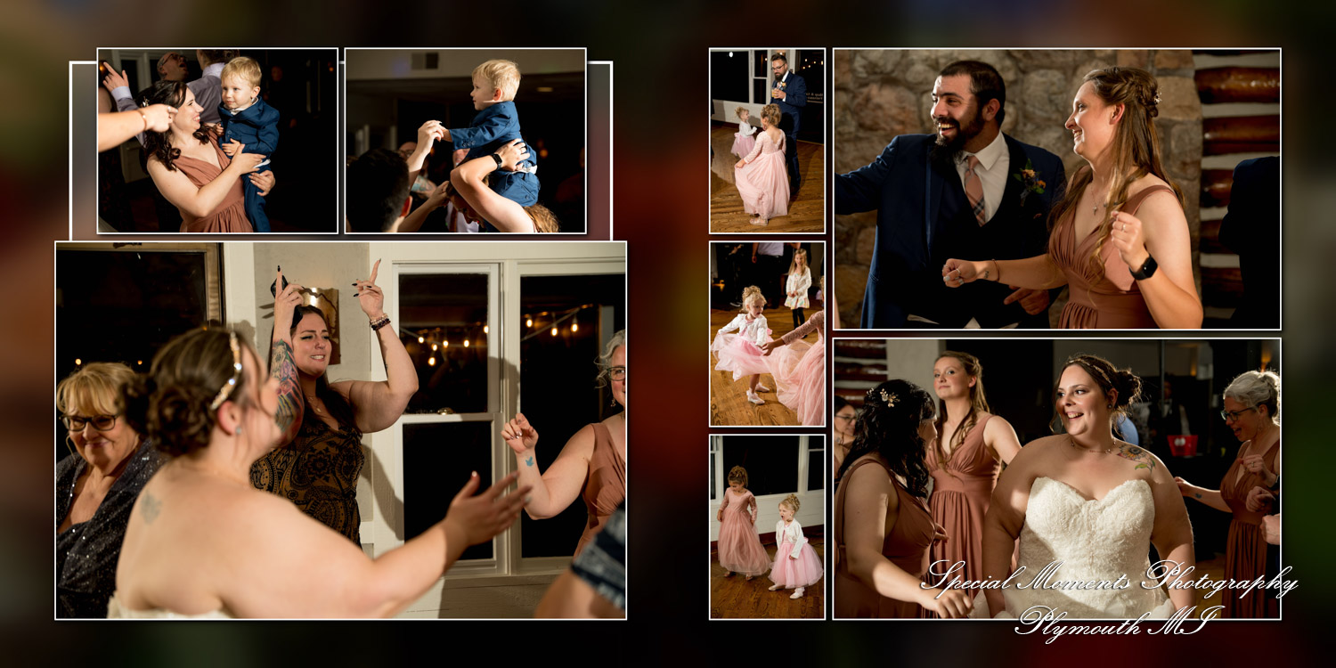 Matthew & Jordan Fox Hills Golf & Banquet Center Plymouth MI wedding album photograph