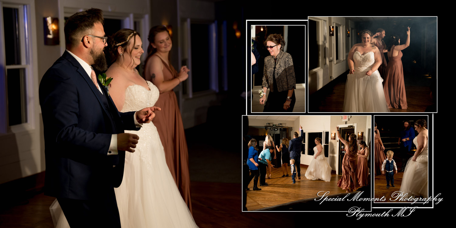 Matthew & Jordan Fox Hills Golf & Banquet Center Plymouth MI wedding album photograph