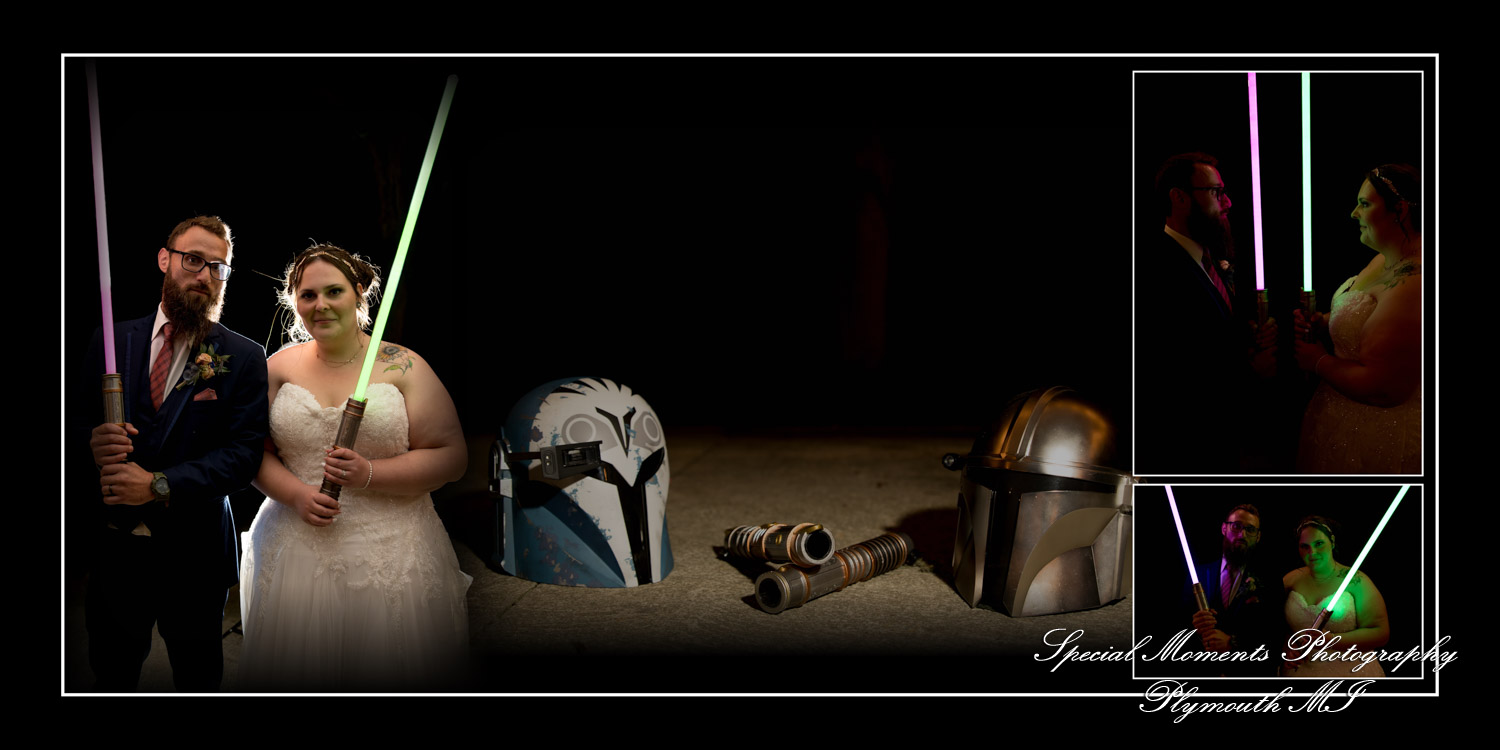 Matthew & Jordan Fox Hills Golf & Banquet Center Plymouth MI wedding album photograph