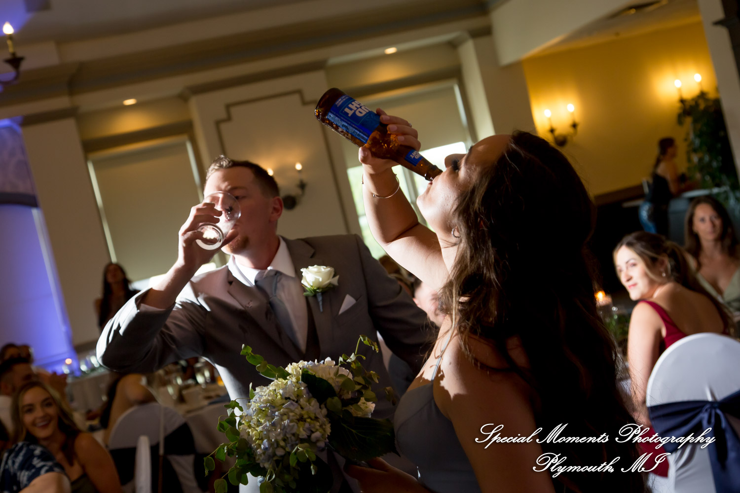 Raechelle & Dalton at Polo Fields Golf & County Club - Ann Arbor MI wedding photograph