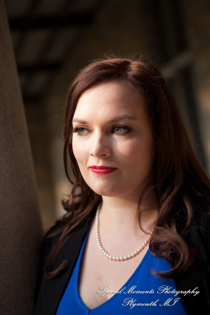 Jennifer & Joshua at Law Quad Ann Arbor MI Engagement wedding photograph