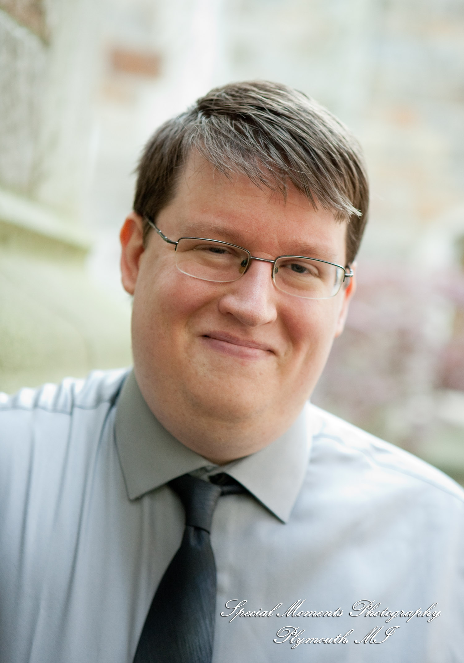 Jennifer & Joshua at Law Quad Ann Arbor MI Engagement wedding photograph