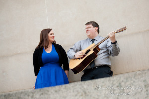 Jennifer & Joshua at Law Quad Ann Arbor MI Engagement wedding photograph