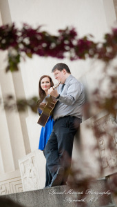 Jennifer & Joshua at Law Quad Ann Arbor MI Engagement wedding photograph