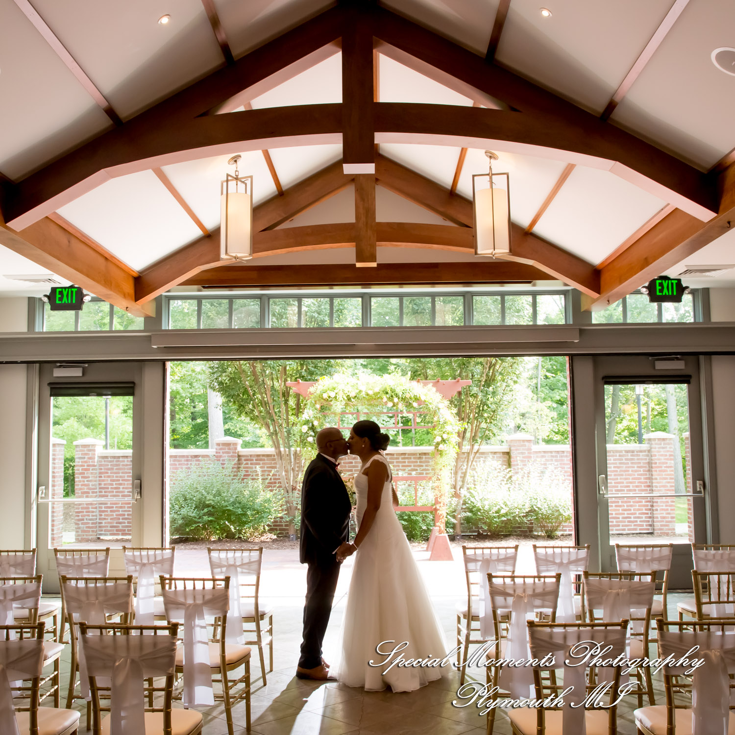 Yolette & Jean-Luc at II Gather More Auburn Hills MI wedding photograph