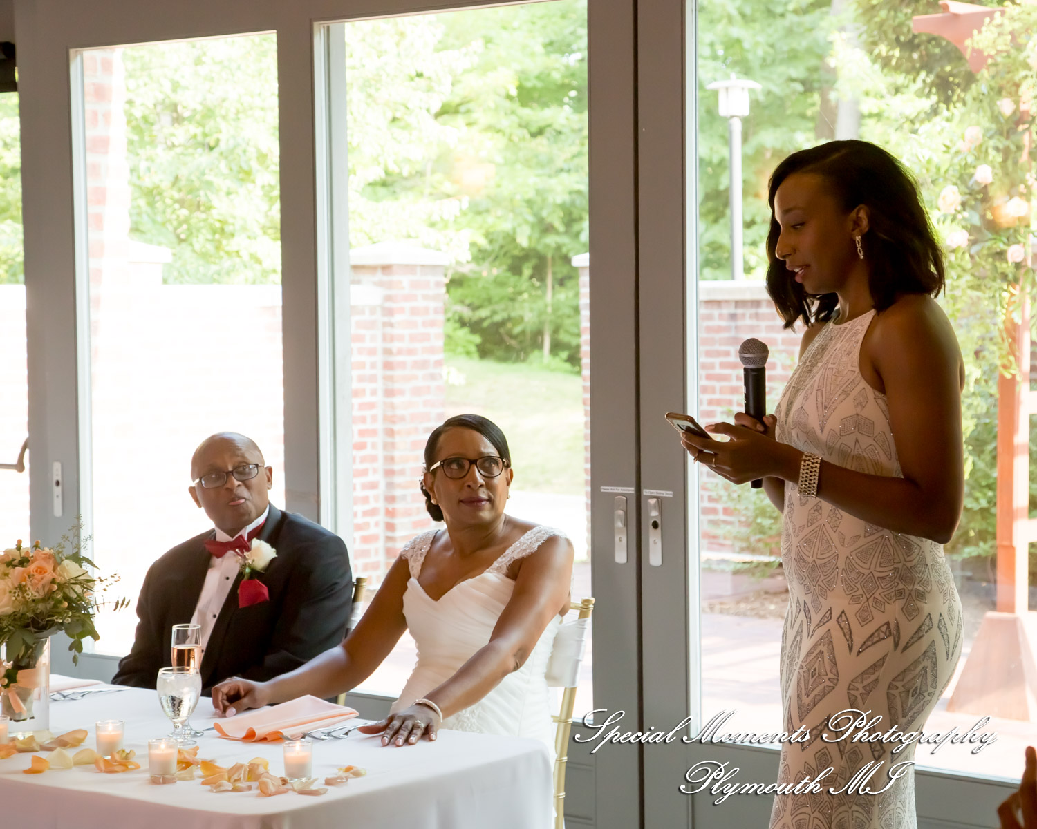 Yolette & Jean-Luc at II Gather More Auburn Hills MI wedding photograph