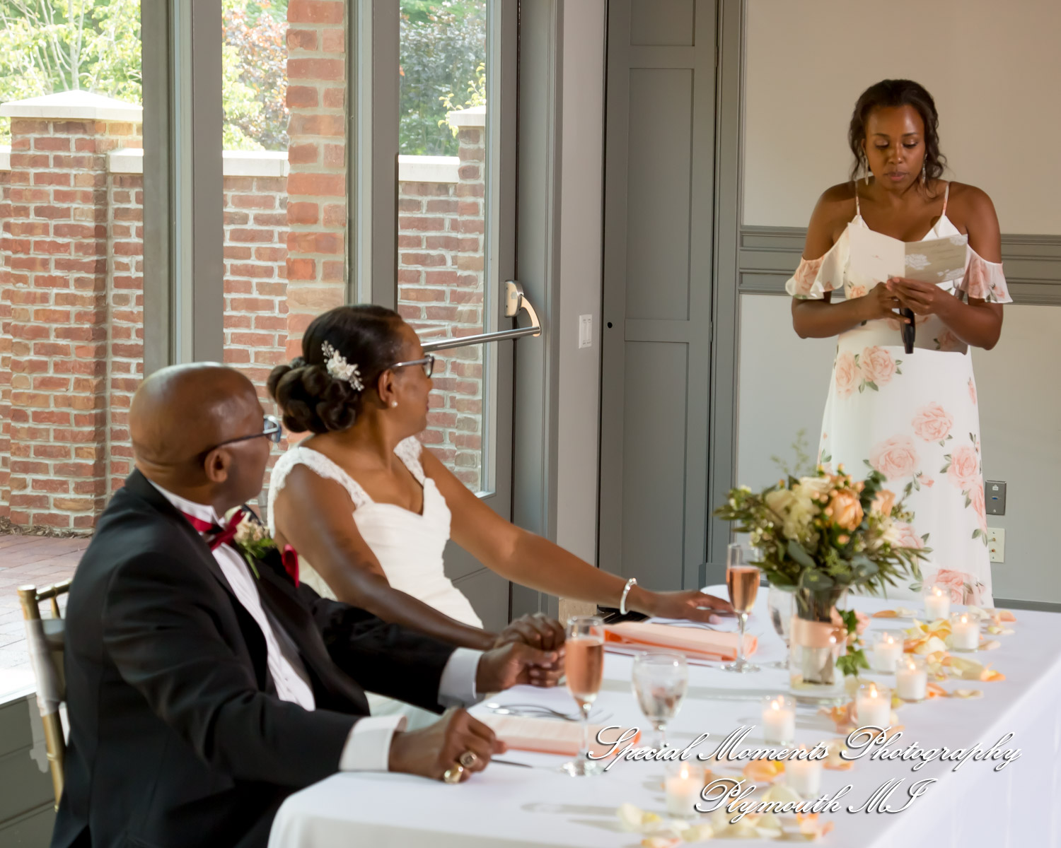 Yolette & Jean-Luc at II Gather More Auburn Hills MI wedding photograph