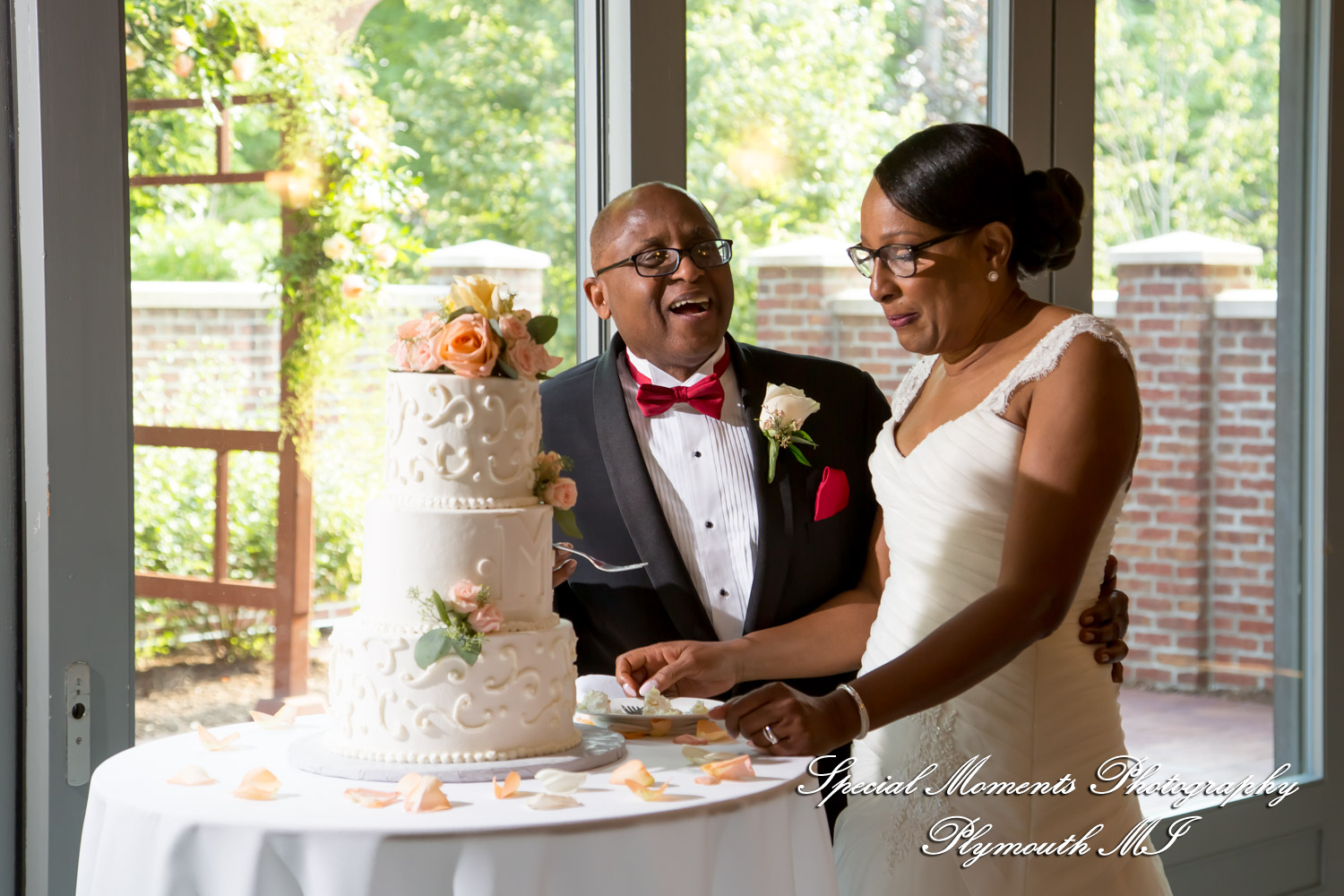 Yolette & Jean-Luc at II Gather More Auburn Hills MI wedding photograph