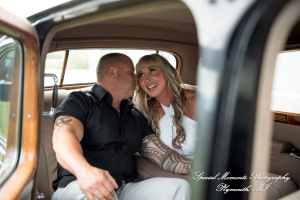 Laura & Mark at M1 Concourse Pontiac MI wedding photograph