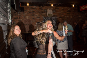 Laura & Mark at M1 Concourse Pontiac MI wedding photograph