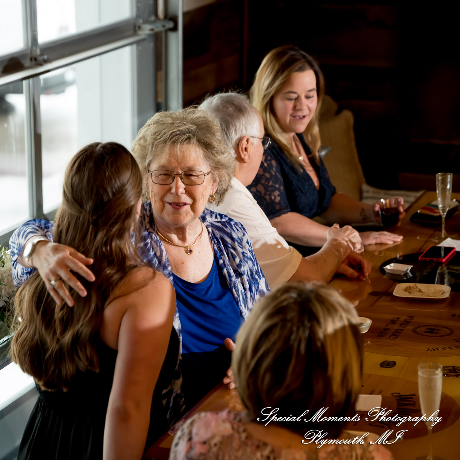 Laura & Mark at M1 Concourse Pontiac MI wedding photograph