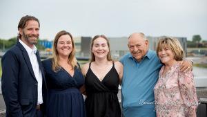 Laura & Mark at M1 Concourse Pontiac MI wedding photograph
