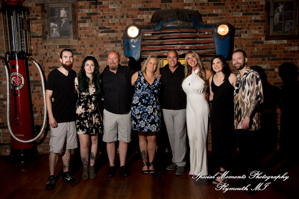 Laura & Mark at M1 Concourse Pontiac MI wedding photograph