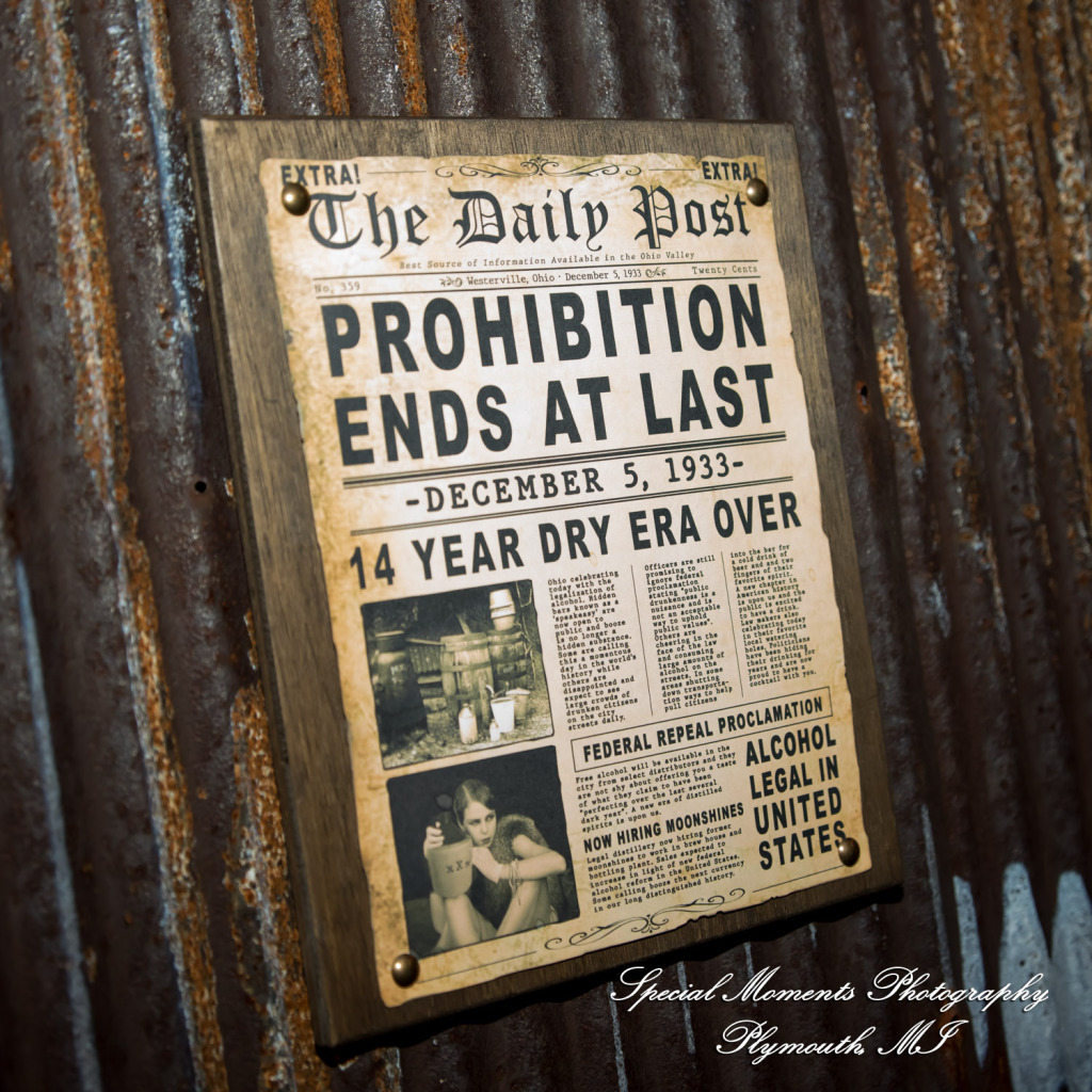 Laura & Mark at M1 Concourse Pontiac MI wedding photograph