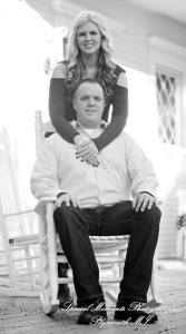 Downtown Plymouth MI engagement photograph