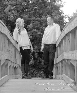Hines Park Northville MI engagement photograph