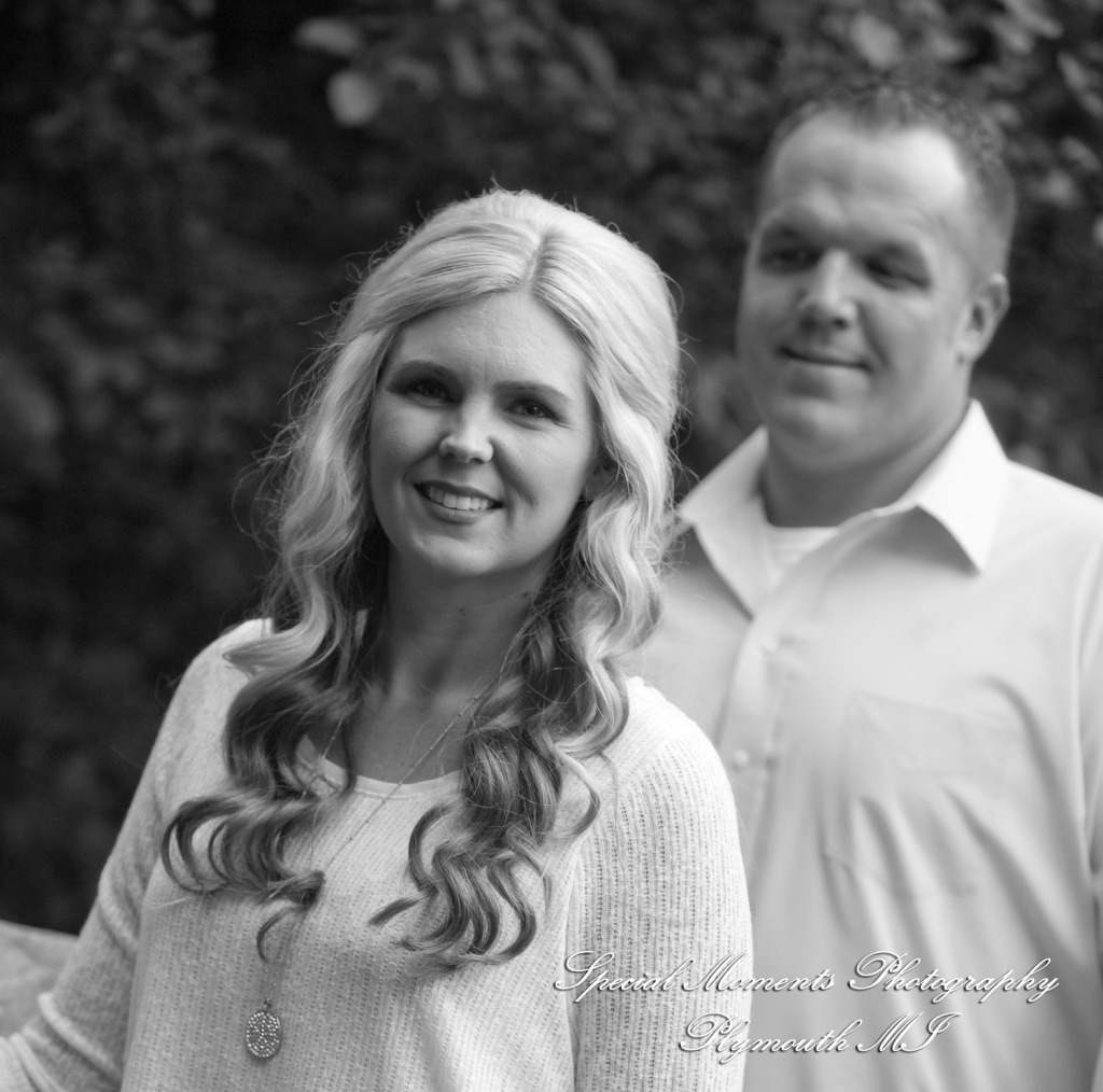 Hines Park Northville MI engagement photograph