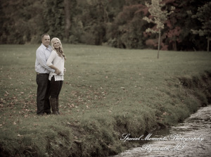 Hines Park Northville MI engagement photograph