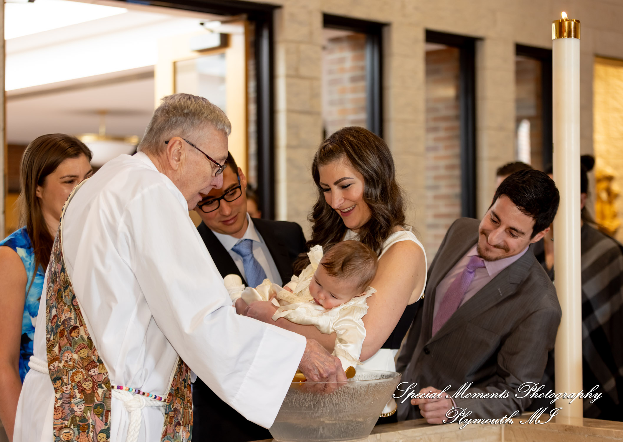St. James the Greater Novi MI baptism photograph