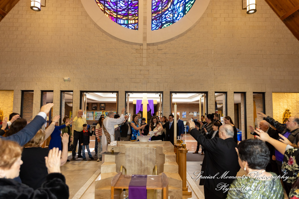 St. James the Greater Novi MI baptism photograph