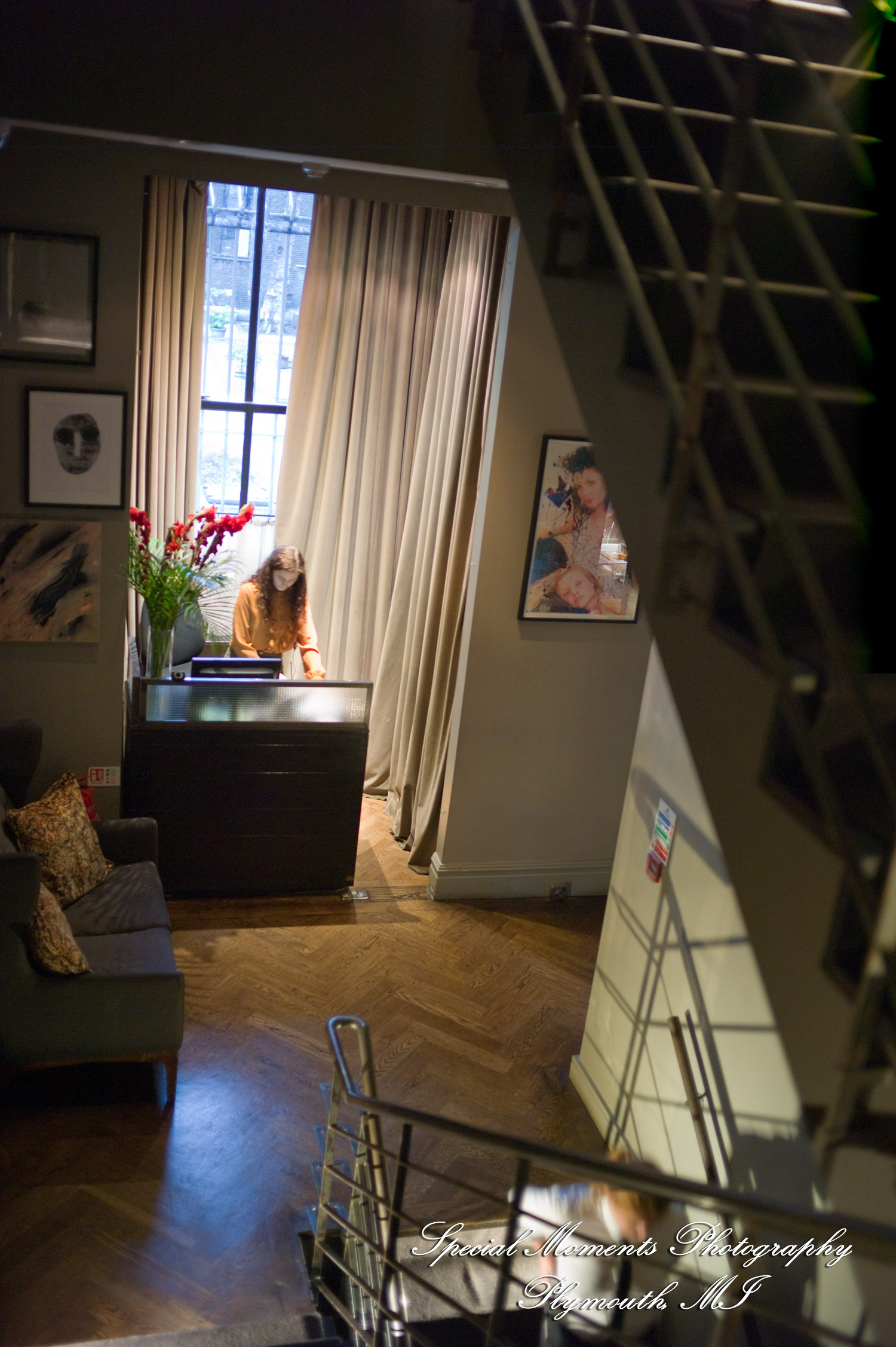 Ashley & Randall Century Club London England wedding photograph