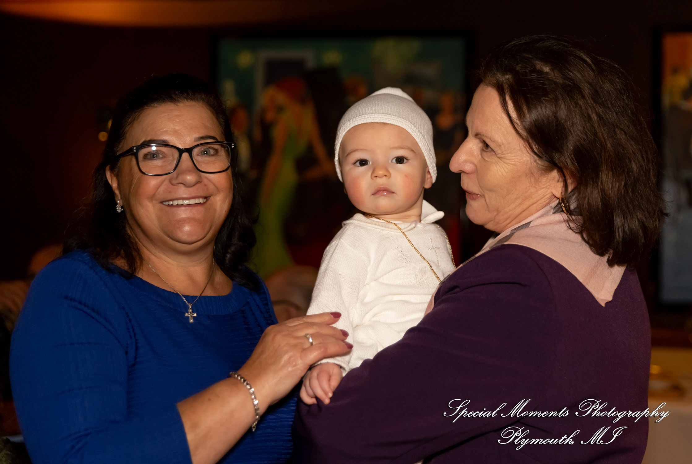 La Bistecca Italian Grille Plymouth MI baptism photograph