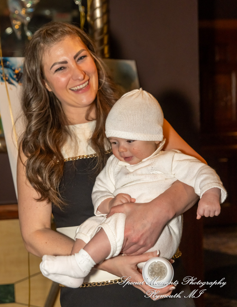 La Bistecca Italian Grille Plymouth MI baptism photograph