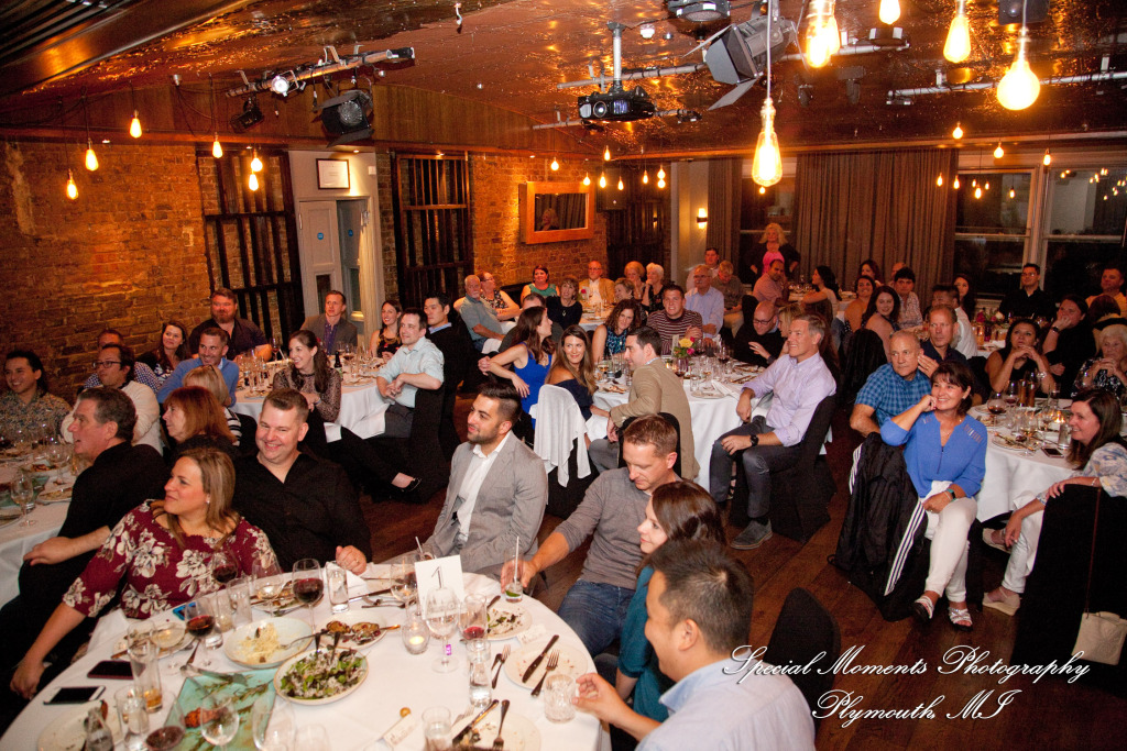 Ashley & Randall Century Club London England wedding photograph