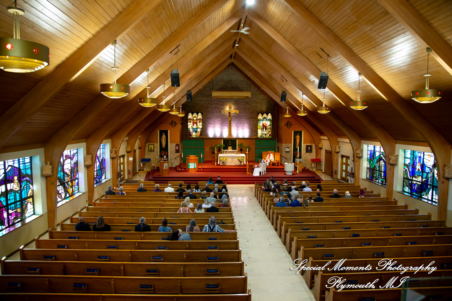 Annette & Mark at St. Valentine Redford MI wedding photograph