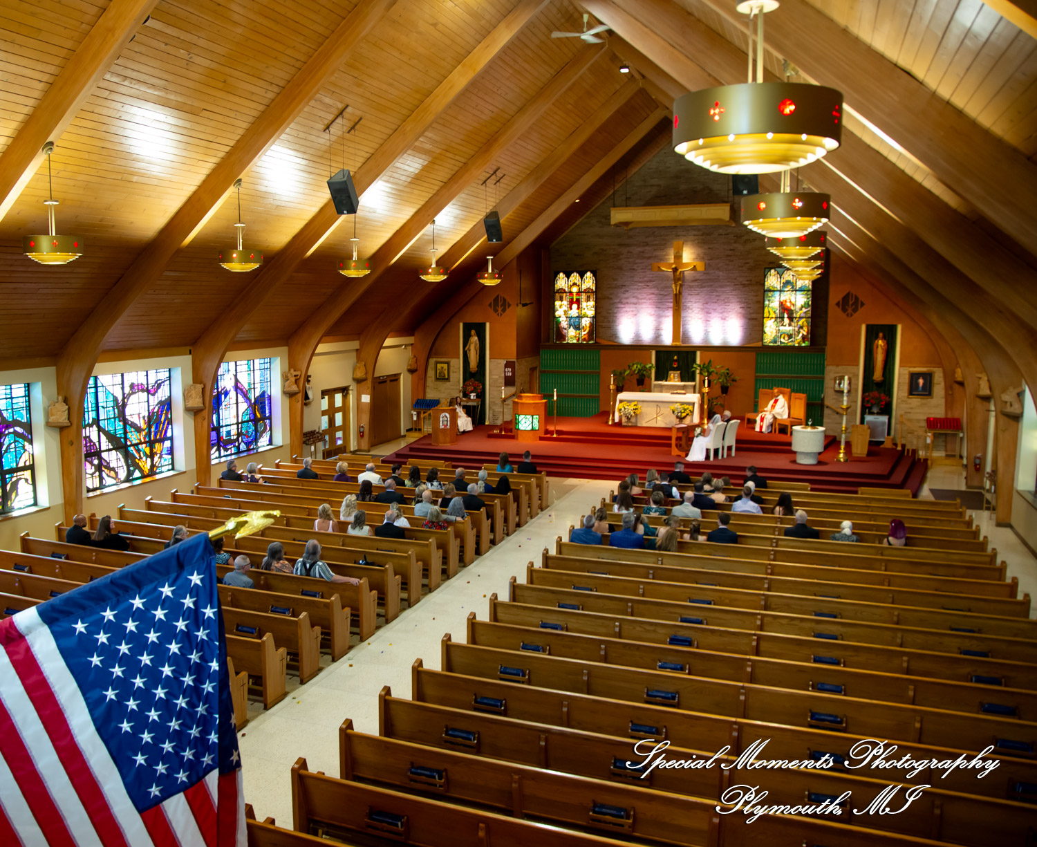 Annette & Mark at St. Valentine Redford MI wedding photograph