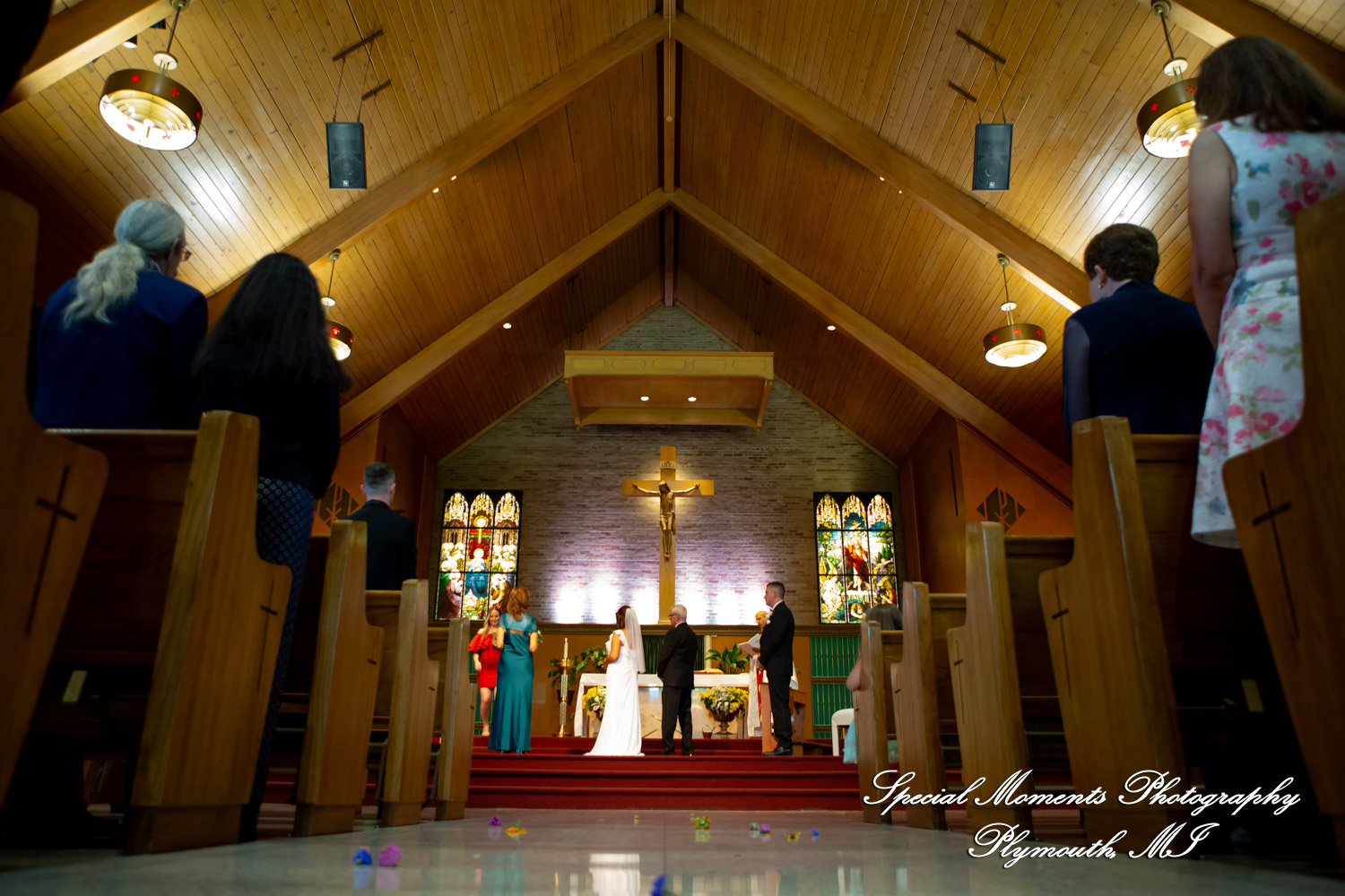 Annette & Mark at St. Valentine Redford MI wedding photograph