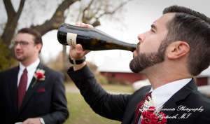 Darbi & Joseph at a farm house wedding photograph