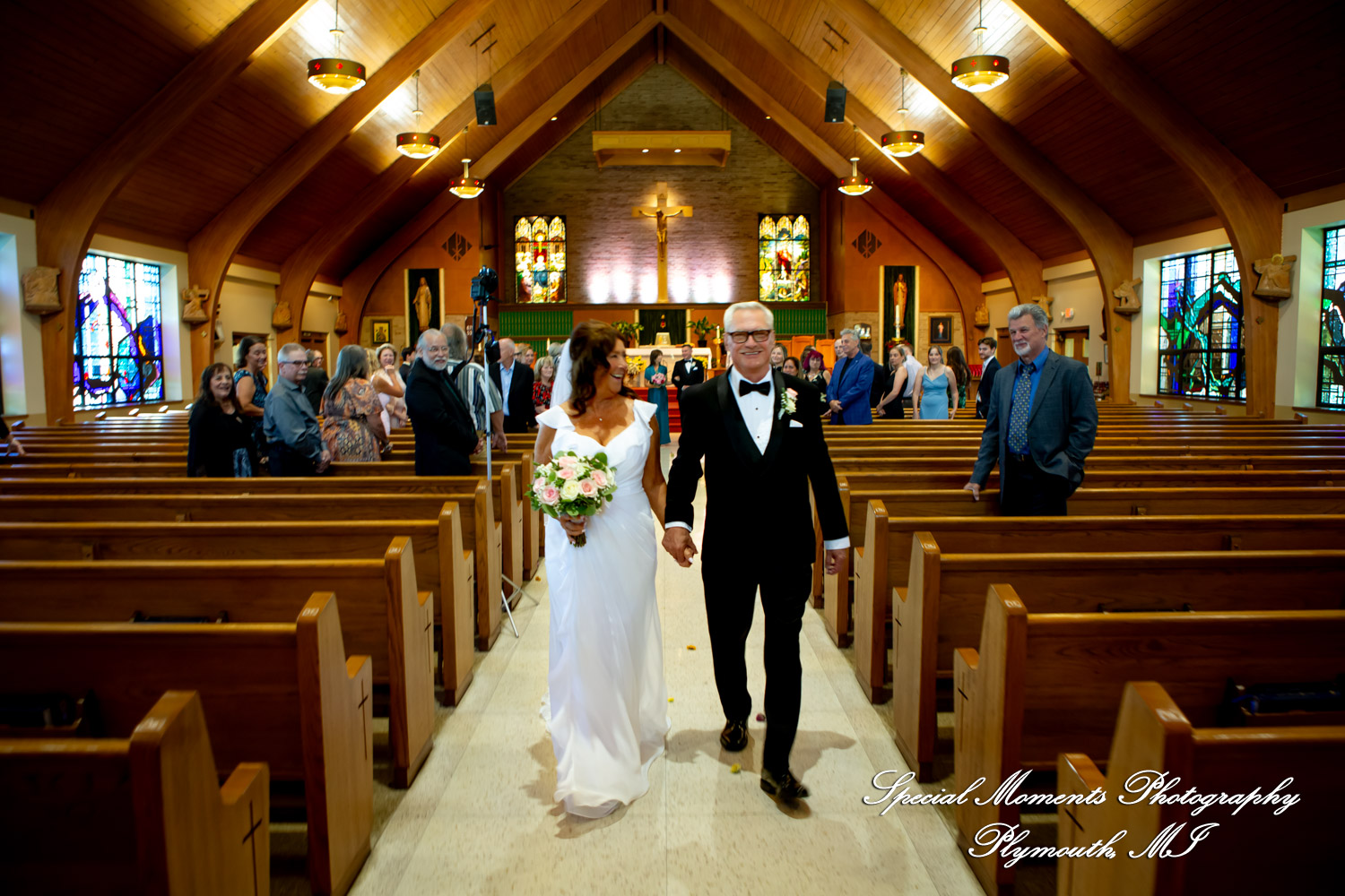 Annette & Mark at St. Valentine Redford MI wedding photograph