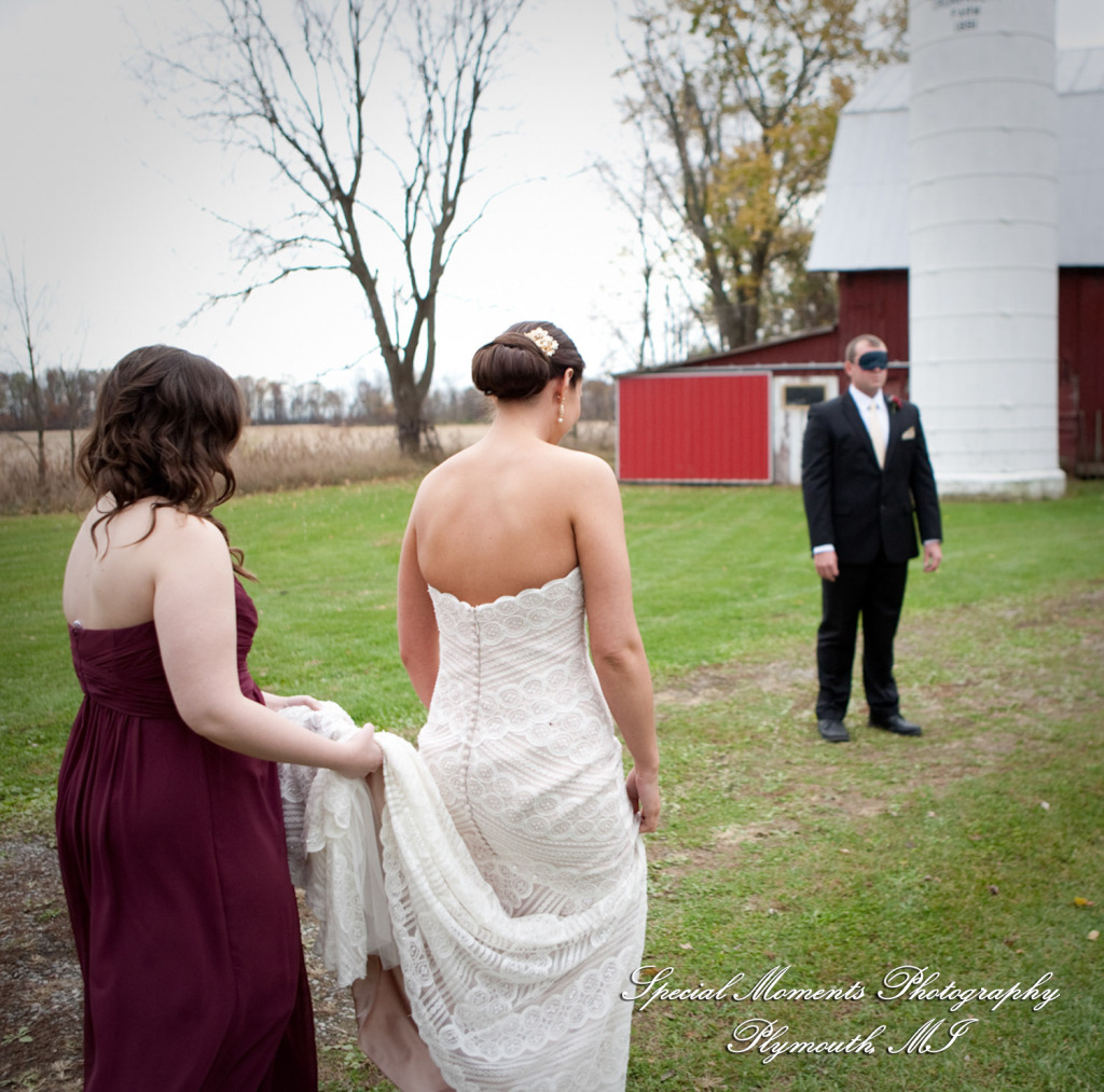 Darbi & Joseph at a farm house wedding photograph