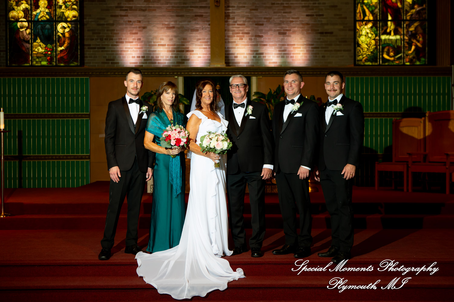 Annette & Mark at St. Valentine Redford MI wedding photograph