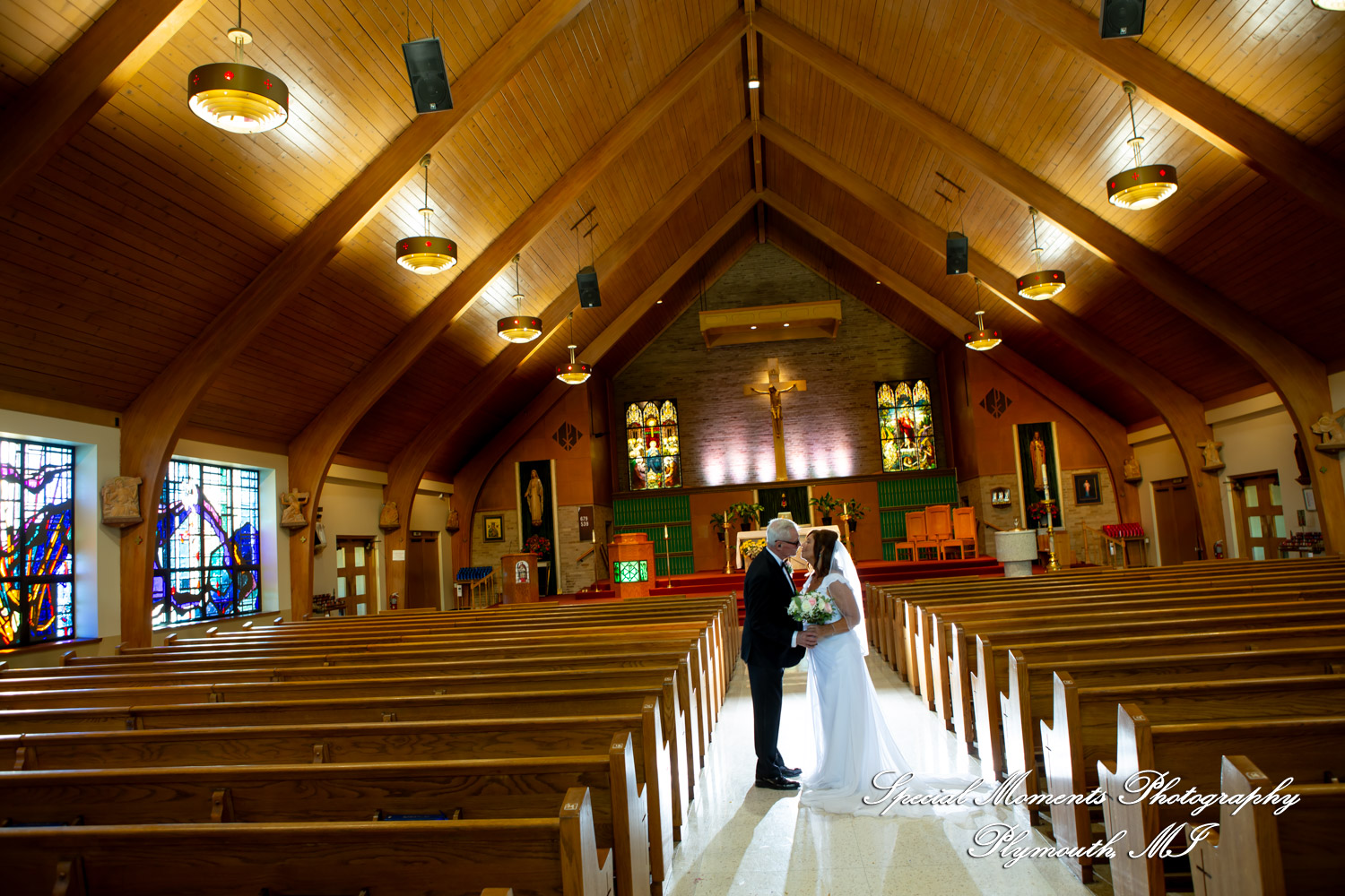 Annette & Mark at St. Valentine Redford MI wedding photograph