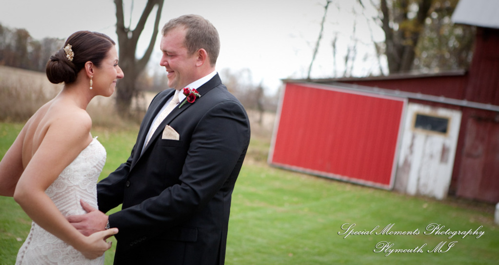 Darbi & Joseph at a farm house wedding photograph