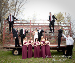 Darbi & Joseph at a farm house wedding photograph