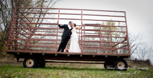 Darbi & Joseph at a farm house wedding photograph