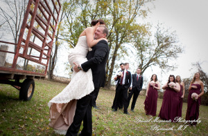 Darbi & Joseph at a farm house wedding photograph